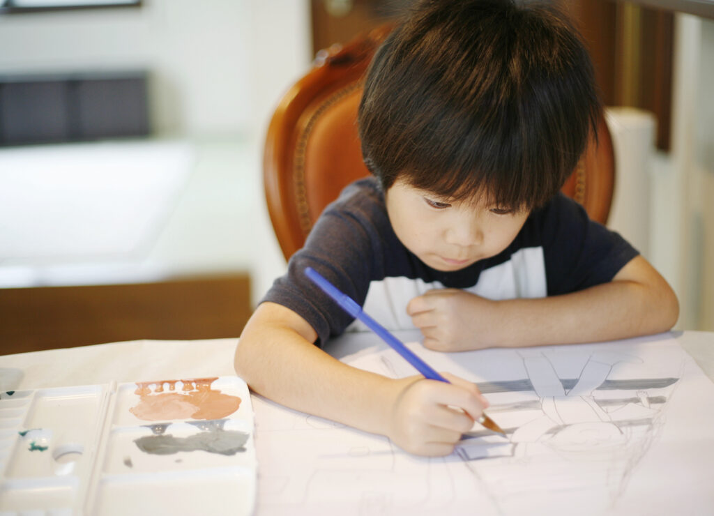 小学生防災絵画展示